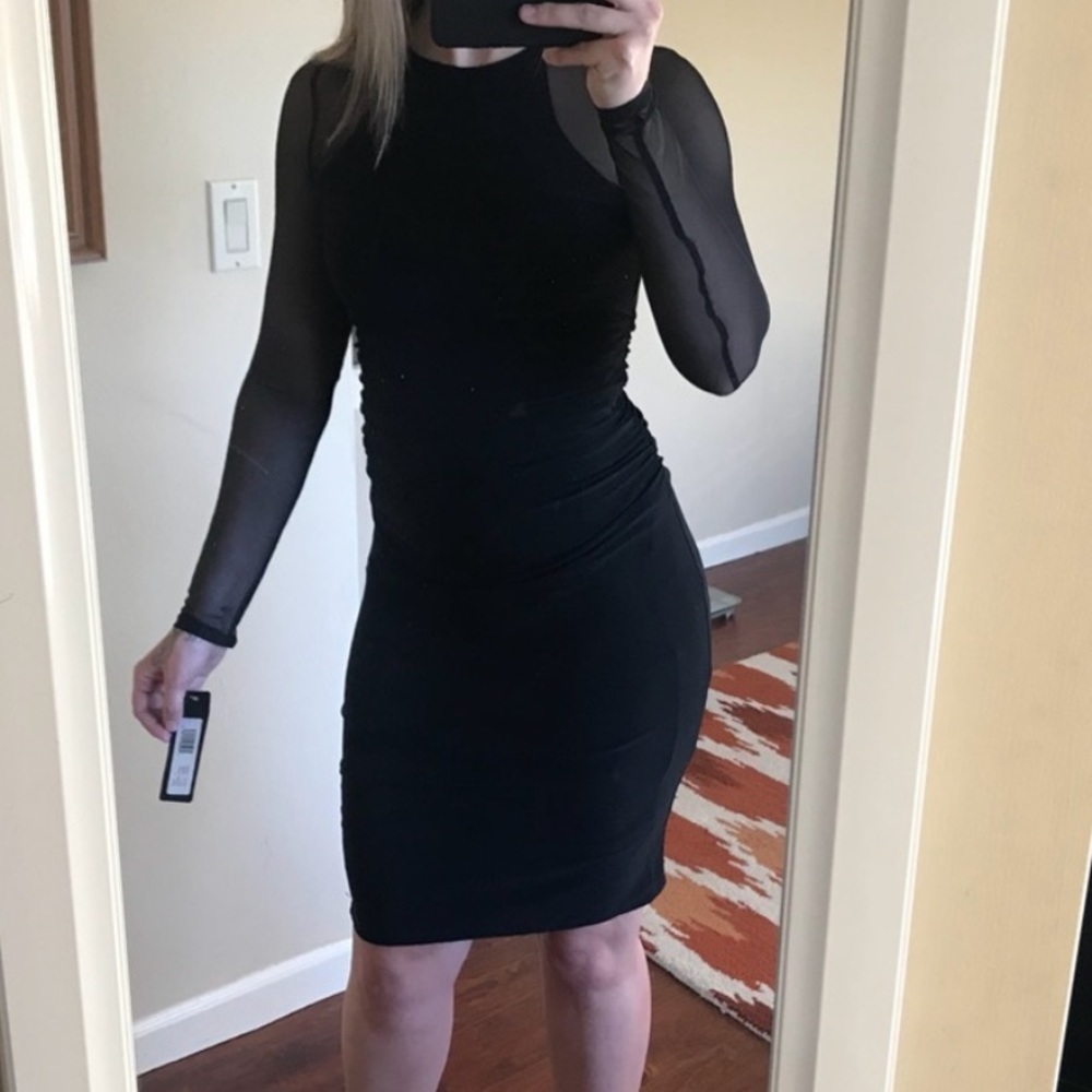 BEBE black midi dress 🖤